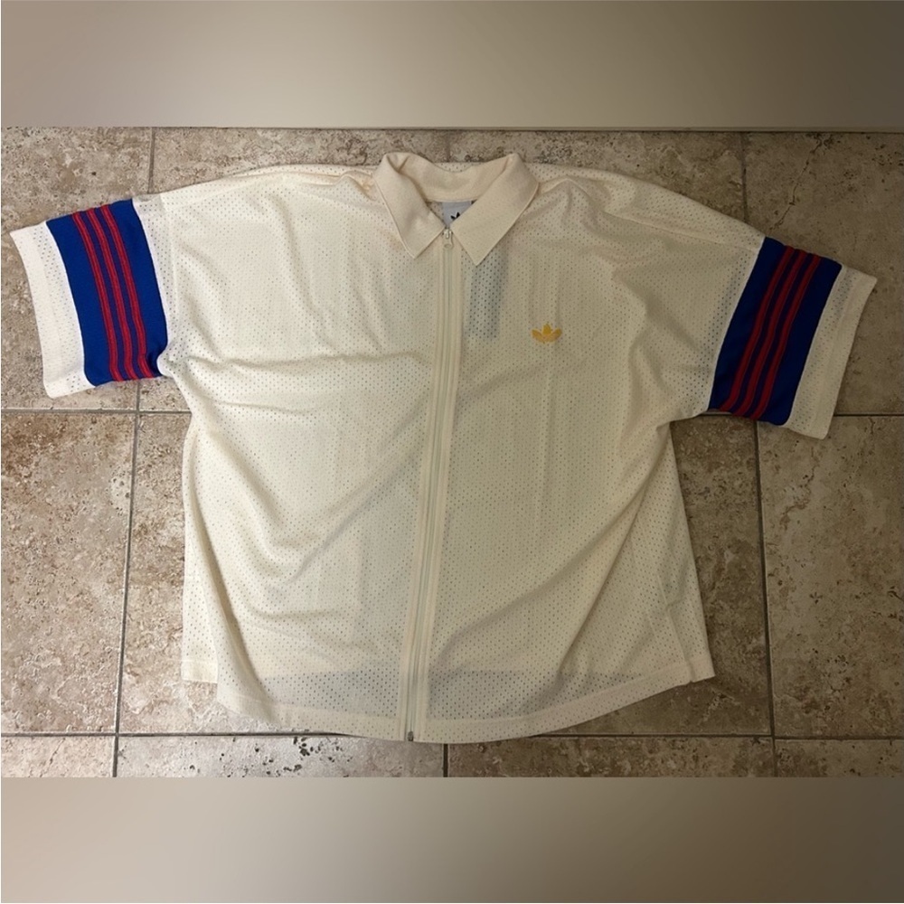 Adidas VINTAGE Shooting Top Basketball
Track Warmup Shirt RETRO - Picture 4 of 6